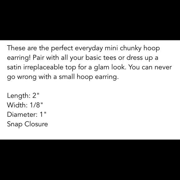 Carter Gold Hoops - Picture 3 of 4